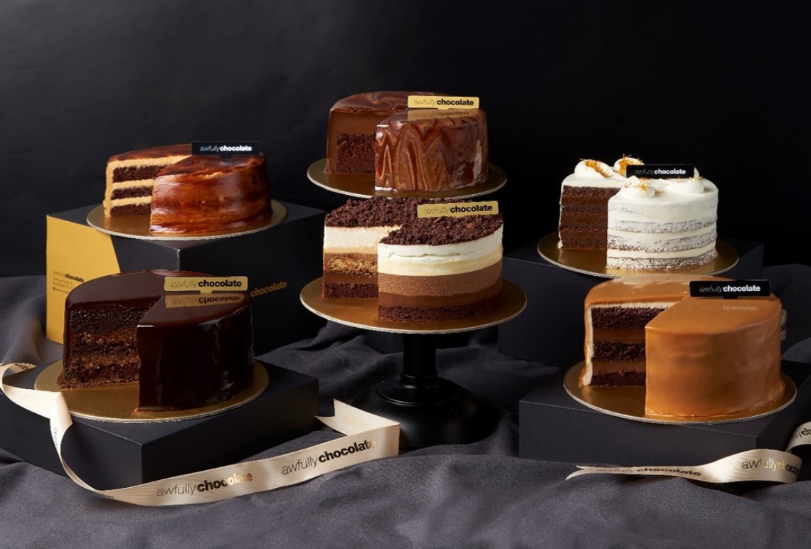 New signature cake flavours at Awfully Chocolate